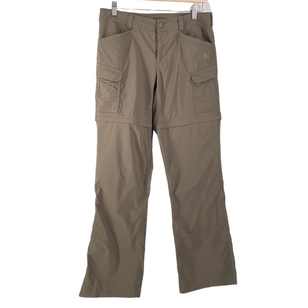 THE North Face convertible cargo pants 3 way nylon hiking pants sz 8 regular